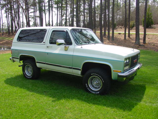 the GMC Jimmy Sierra.